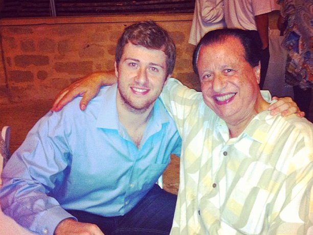 Eddy with his father, Victor